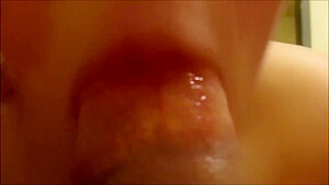 Wife Gets Surprise & Sucks A Huge Dick & Swallow Her Huge Cum Load