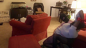 Wife gets punished for ripping her pantyhose