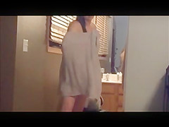 Wife out of shower