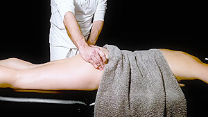 Wifes Massage Turns Erotic With Restraints And Toys Multiple Orgasms For A Sub Slut