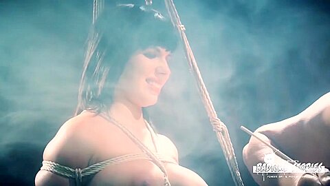 Wild Bondage And Torture Session With Chubby German Slave Pina Deluxe Pt 1