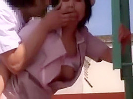 Wild Japanese Nurse With Tiny Boobs Fulfills Her Hunger For