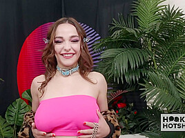 Wild hookup with naturally busty teen 18+ Rissa May
