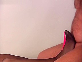 Wolford pantyhose footjob