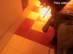 Women caught on public toilet pissing