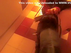 Women caught on public toilet pissing