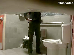 Women caught peeing in toilet