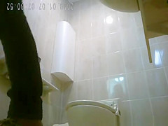 Women peeing in toilet video compilation