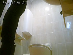 Women peeing in toilet video compilation