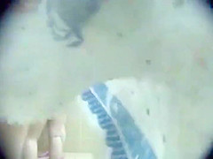 Women showering and wiping off