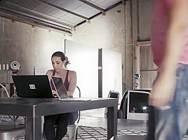 Working From Home Turns Into A Fuck Fest With Casey Calvert