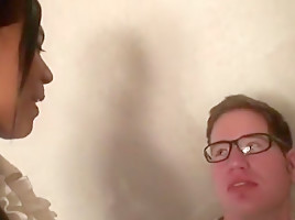 You wouldnt sit on a guy with glasses would you