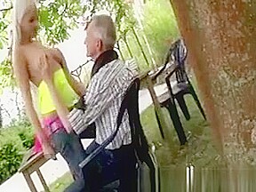 Young Blonde Shows Tits Off Then Sucks Cock