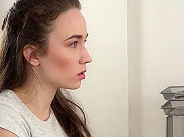 Young Girl Fucked by Old Man In Office Deepthroat Blowjob