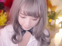 Young Japnese Slut With Sexy Lingerie Got Her Hole Filled With Big Dick