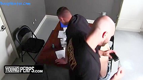 Young Perps - Sexy Young Stud Caught Stealing Gets His Juicy Ass Pumped Hard From