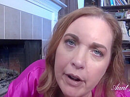 Your Busty Milf Step- Denise Gives You A Handjob (pov) - Aunt Judys