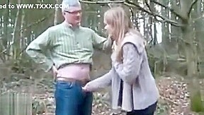 a fuck in an English forest