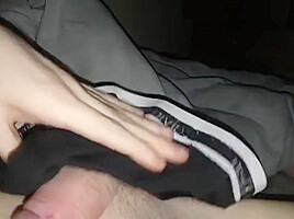 [abx][960] - British Twink Blows A Load In Bed