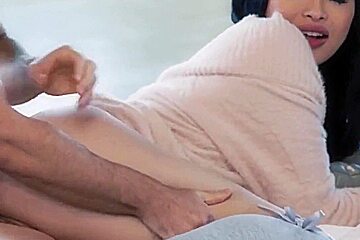 asian babe climaxes during passionate lovemaking session