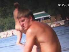 at the beach records nudist life moments