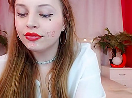 big dildo yourself deep in your mouth