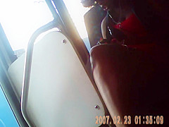 black girl bus legs