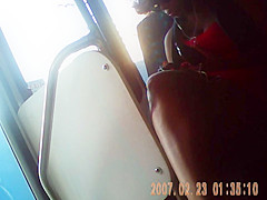 black girl bus legs