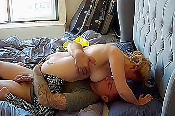 blonde milf cheating on cam