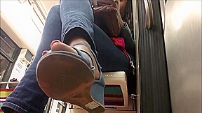 candid pov sandal ebony