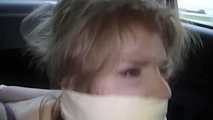 candle bound and tape gagged in the trunk
