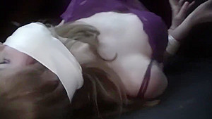 candle bound and tape gagged in the trunk
