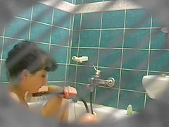 catching her in the bath
