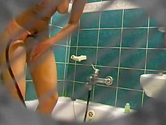 catching her in the bath
