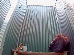 caught a blowjob in a beach cabin