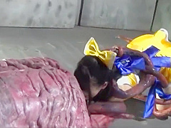 cheer knights tentacles insult and swallowing torture ghpm 09