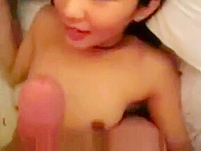 chinese girl blowjob big cock