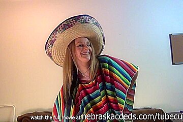 cinqo de mayo party sombrero poncho college amateur masturbator