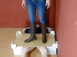 cock boot trample