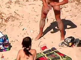 college girl beach couple