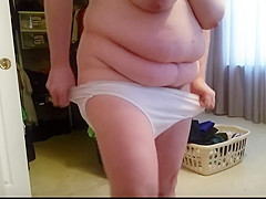 cotton pantys,big bra, i love rubbing that ass
