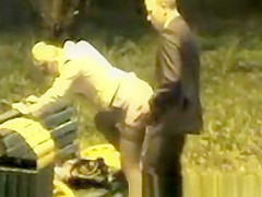 couple caught fucking in park