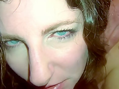 cumbizz brunette full blowbang gangbang cum in pussy cum in mouth O so sexy