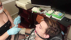 dentist bondage blowjob