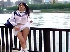 exposed and fucked outdoors surprise creampie