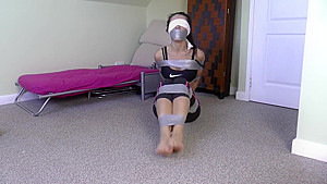 fitness tape gagged