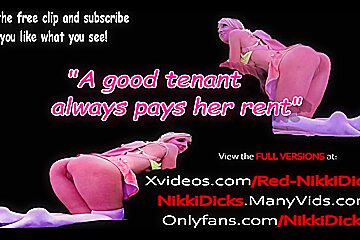 (free Version 3) - Nikki Pays Her Rent With Ass Cash - Landlord Loves Collecting Rent From Nikki