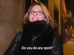 french Tourist Fucked In Public Stairwell