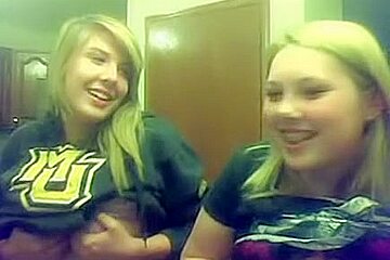 friends showing tits together on webcam