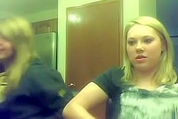 friends showing tits together on webcam